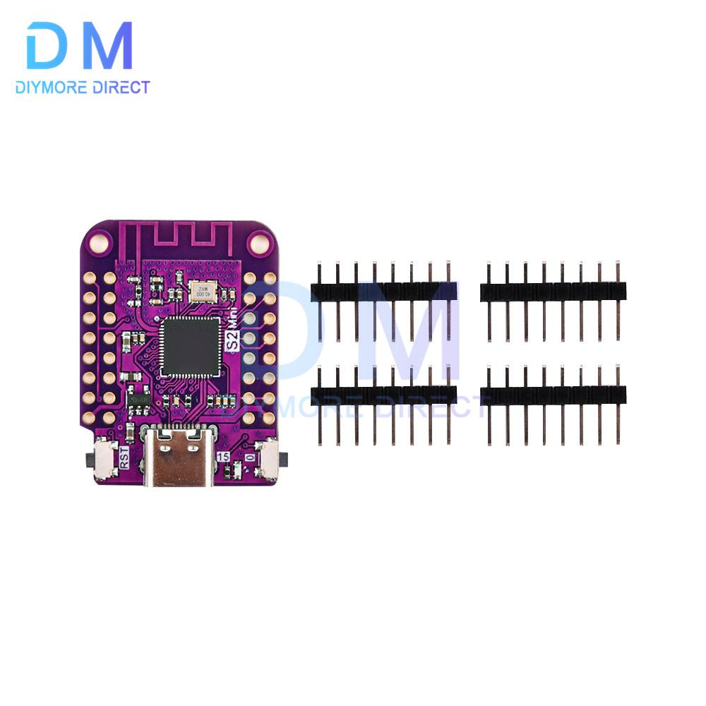 10Pcs ESP32 S2 Mini WiFi Board Based ESP32-S2FN4R2 ESP32-S2 4MB Flash Type-C Connect Compatible with MicroPython