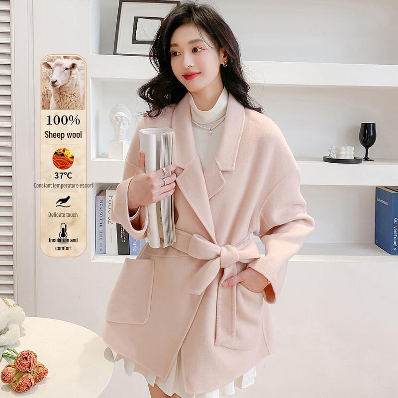 

Mokana Women s Wool Blend Long Overcoat M