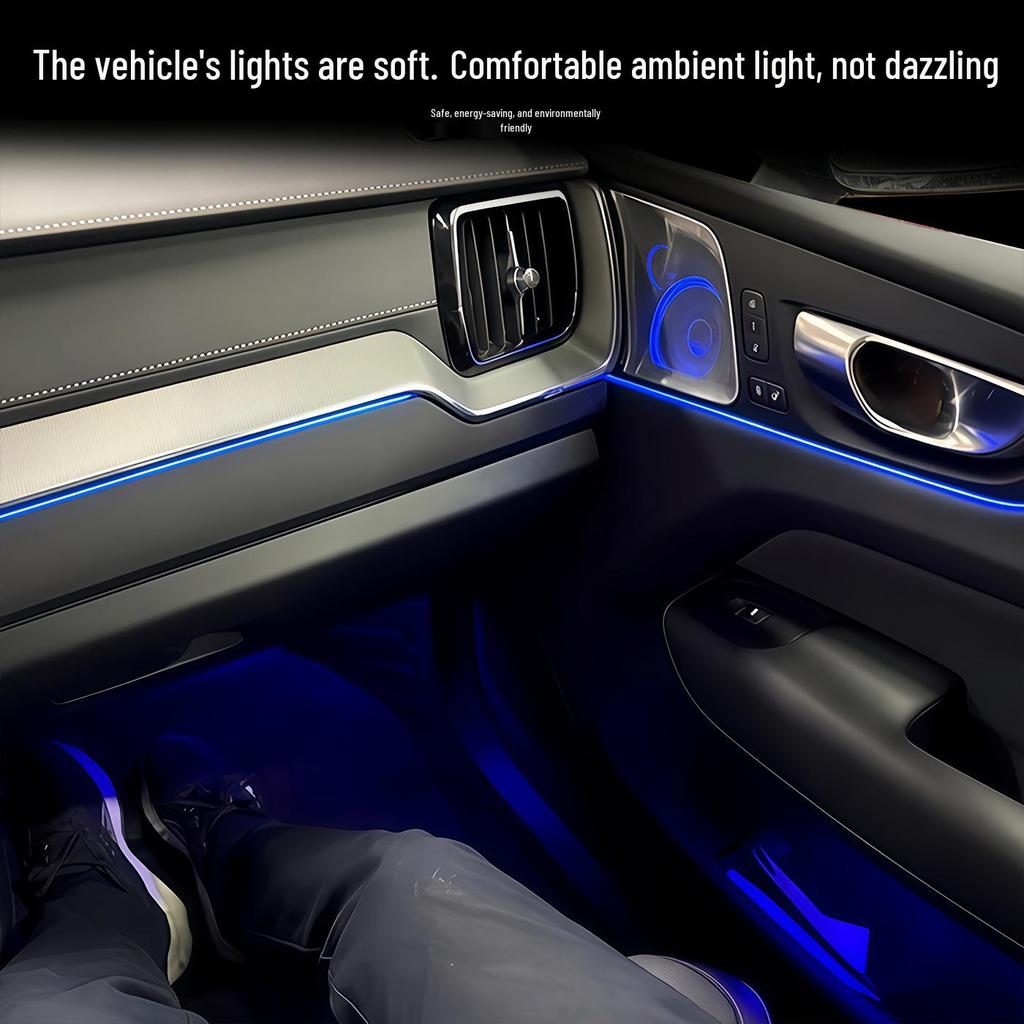 Volvo XC60/S60 Ambient Interior Lights: Dynamic Flow Car Door Trim Replacement