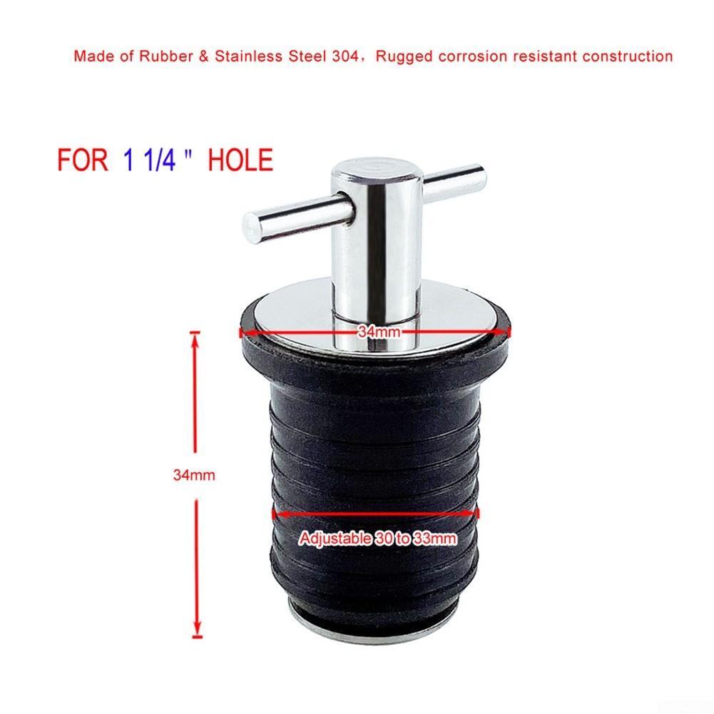 Rubber Drain Plug Snap Canoe Easy To Use Cam Pattern