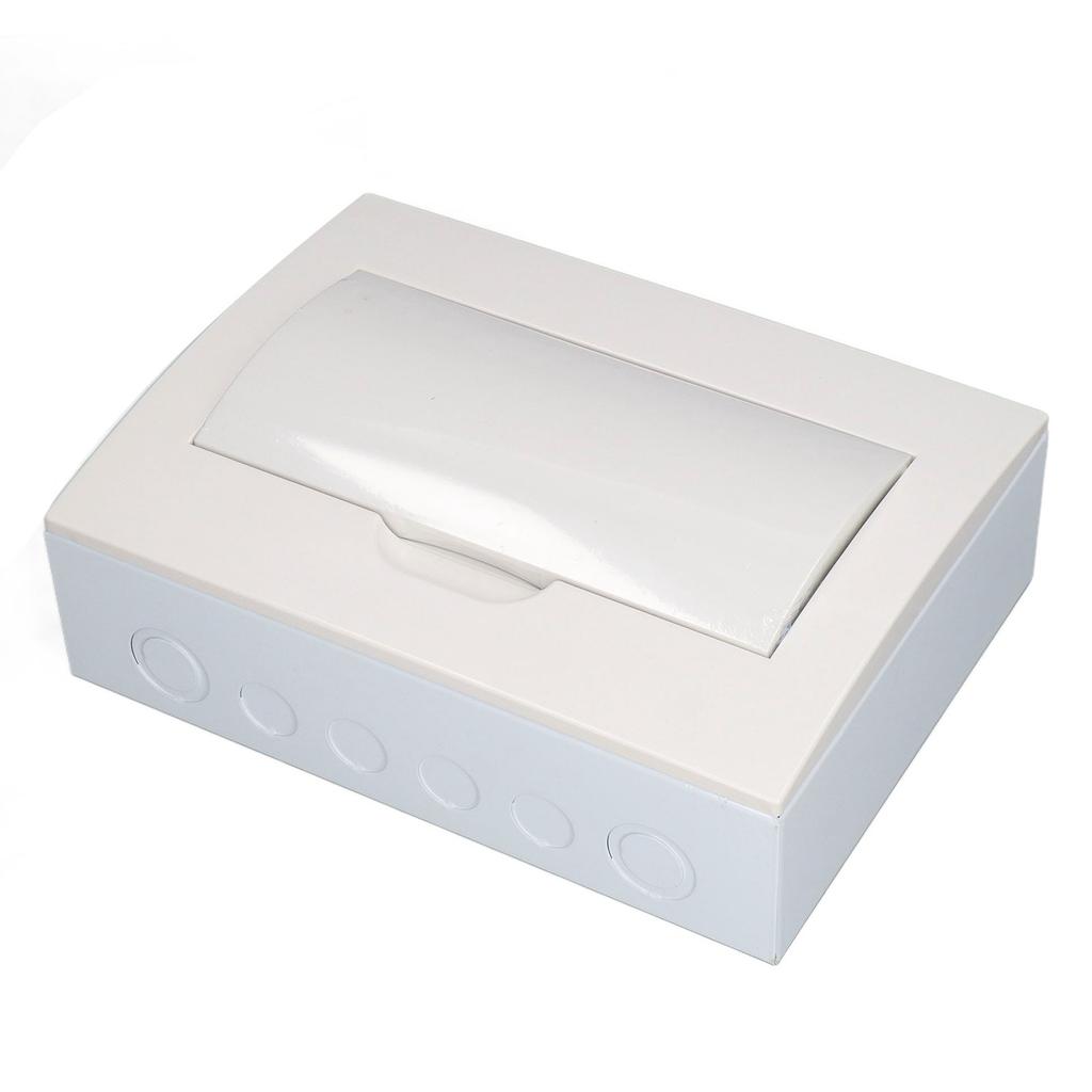 12 Way Power Distribution Box with DIN Rail Surface Mount Circuit Breaker Protection Box