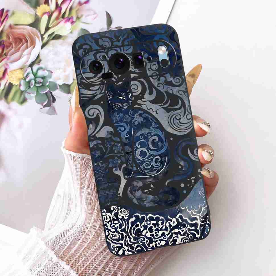 For Google Pixel 9 5G G2YBB Case Butterfly Painting Silicone TPU Black Cover For Google Pixel9 5G GUR25 G1B60 Bumper Shell