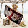 Cristiano Ronaldo Soccer Action Beach Towel High Absorbency & Quick-Dry Comfortable Lightweight