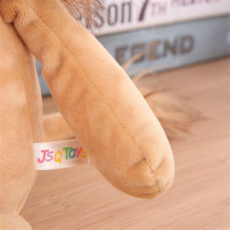 25cm śliczny las pluszowa zabawka śpiący Mate dżungla wypchany lew tygrys słoń pies żyrafa szop małpa Kawaii Doll