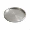 Korean BBQ Serving Tray Double Layer Stainless Steel Round Plate Thickened Design