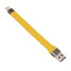 Short USB A to USB C Cable Portable Small FPC Flexible Cable PD 100w 5A 10Gbps Fast Charging Short USB C Cable