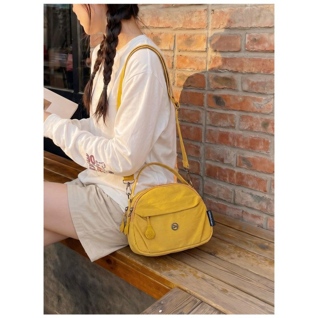 Xeie Thuk Shoulder Crossbody Handbag Women Nylon Multi Compartment Daily Commute