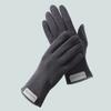 Five Finger Full Finger Mittens Korean Style Cycling Gloves Comfortable Thin Fleece Gloves  Winter