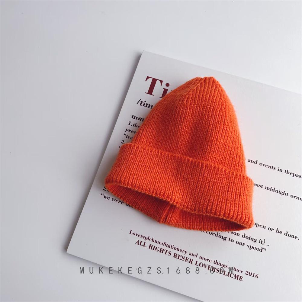 Kids Beanie Solid Color Knitted Baby Winter Hats For Children Warm Crochet Boys Girls Hat Toddler Cap Baby Bonnet Gorras Gorro
