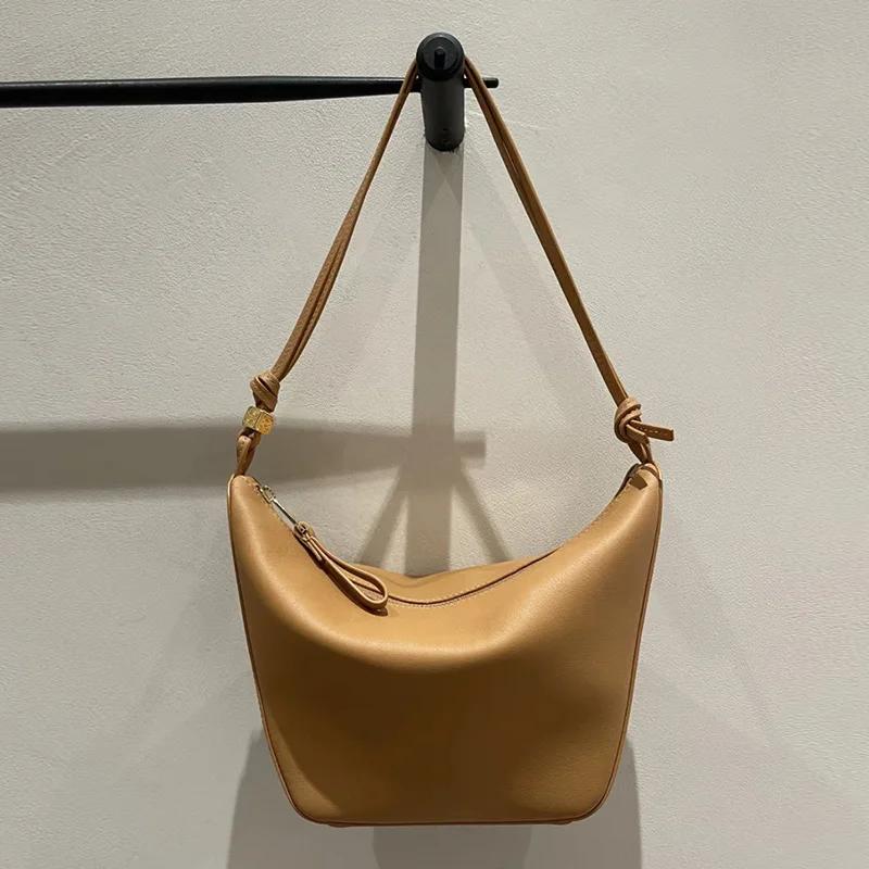 

Female Retro Soft Cowhide Handbags Women s Cow Split Leather Shoulder Bag Ladies Fashi Luxury Designer Underarm Hobos Bags New 16x18cm коричневый