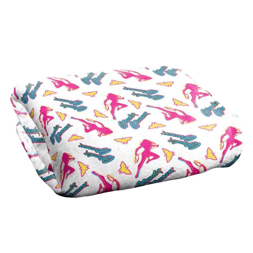 Wonder Woman Silky Patterned Supersoft Blanket