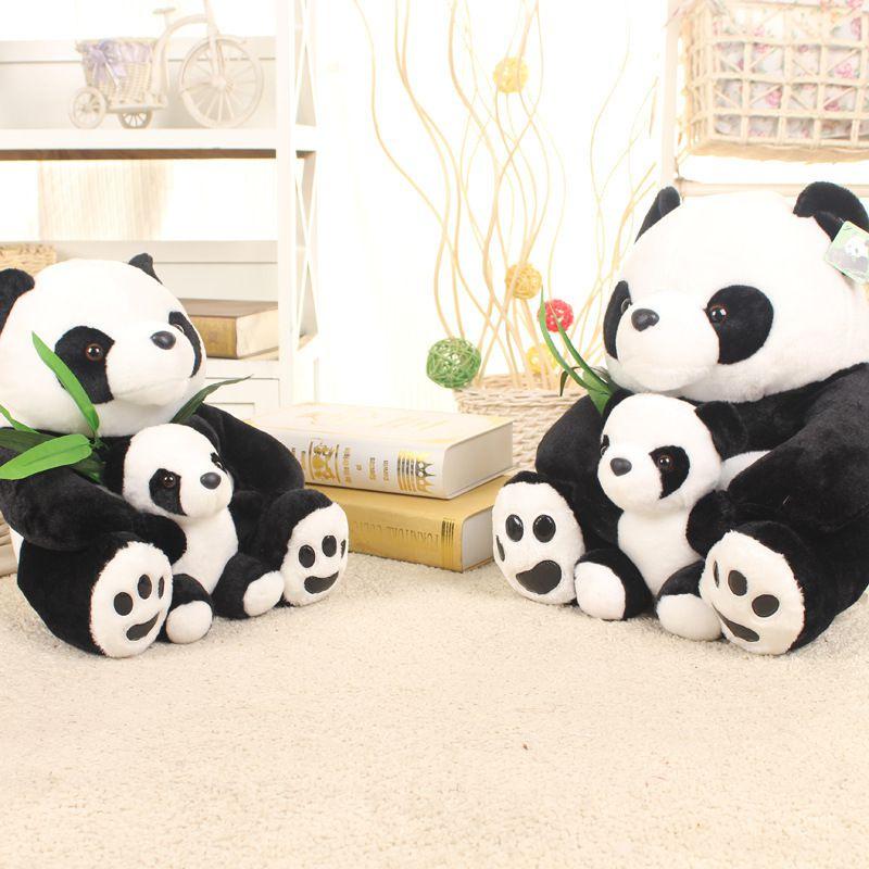 Panda Large 38cm Teddy Bear Cuddly Plush Stuffed Animal Soft Toy Kids Xmas Gift