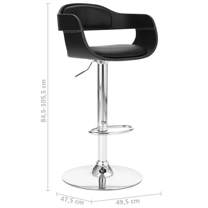 VidaXL Chaise de Bar Chaise de Comptoir Tabouret de Bar Siège de Comptoir Chaise de Bistro Tabouret de Pub Siège de Bistro 287403