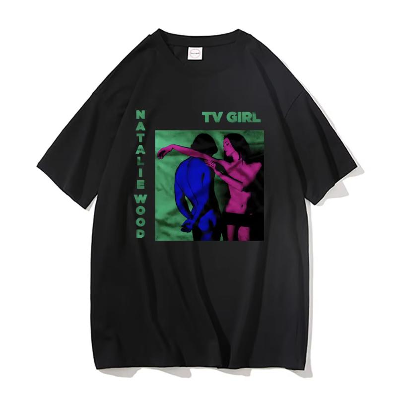 TV Girl Tshirt Unisex French Exit Album Tshirt Gift for Indie Music Fan Tee Lovers Rock Simple Drawing Music Band Graphic Shirt