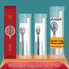 Handun Disposable Bamboo 4-Piece Cutlery Set