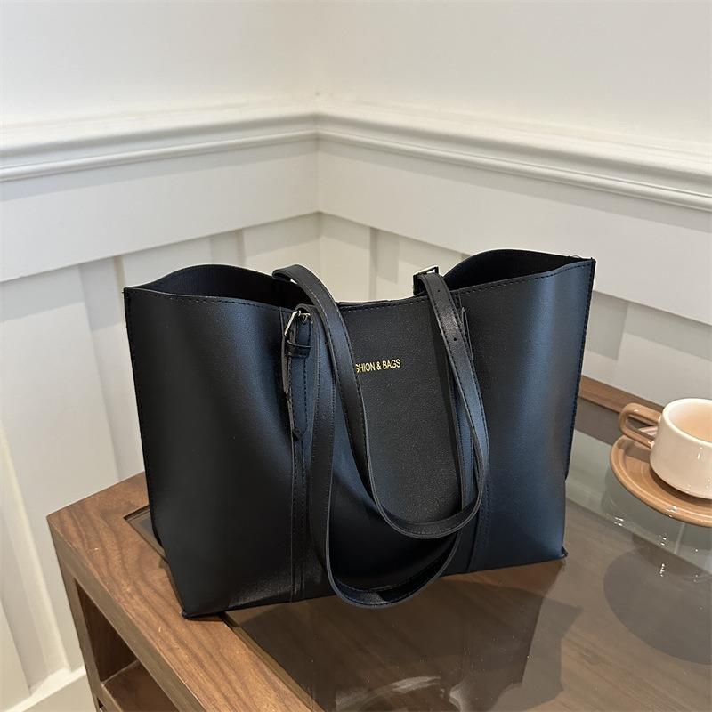 Big bag women's winter new trendy simple large capacity trendy tote bag casual shoulder bag