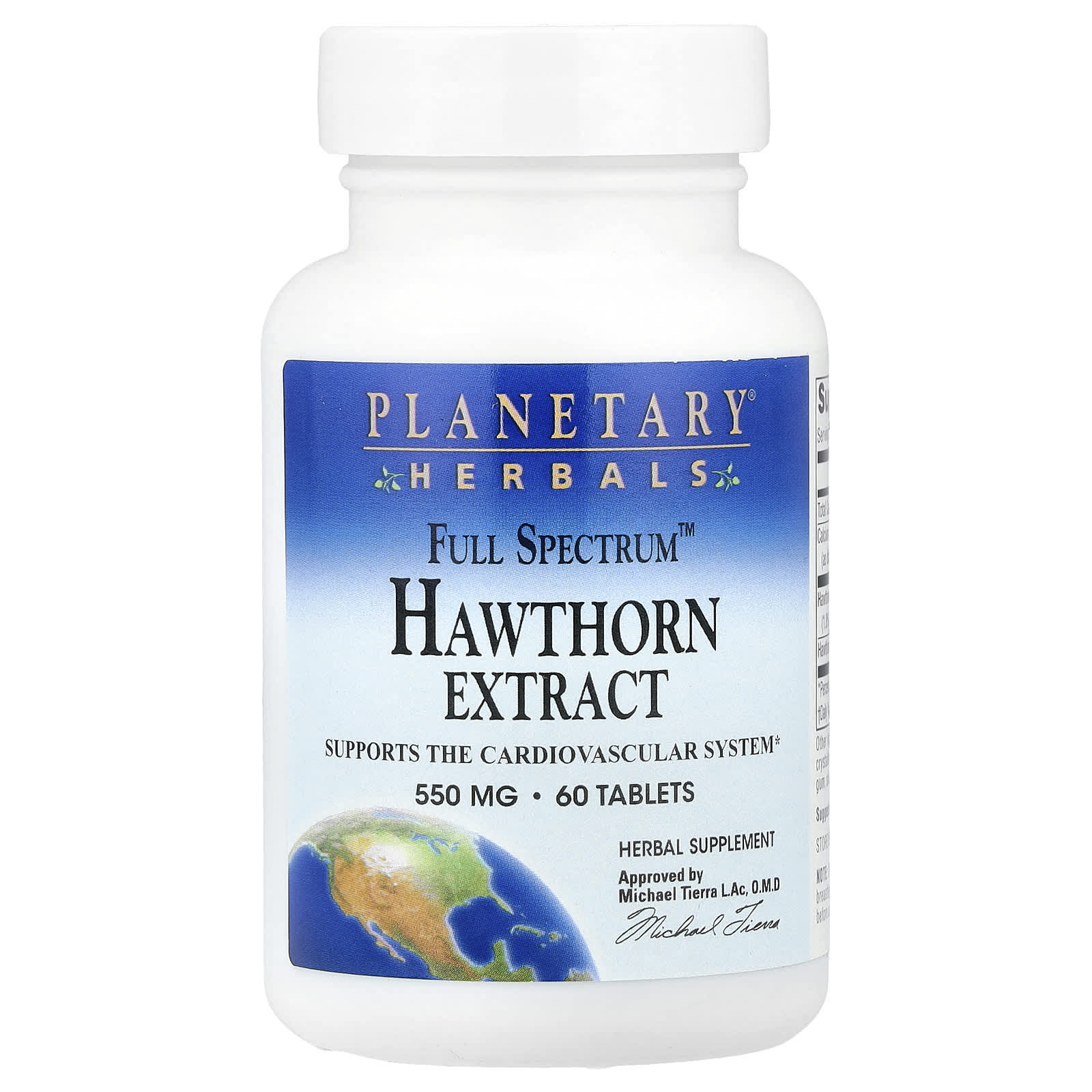 

Full Spectrum, Hawthorn Extract, 550Mg, 60 Tablets