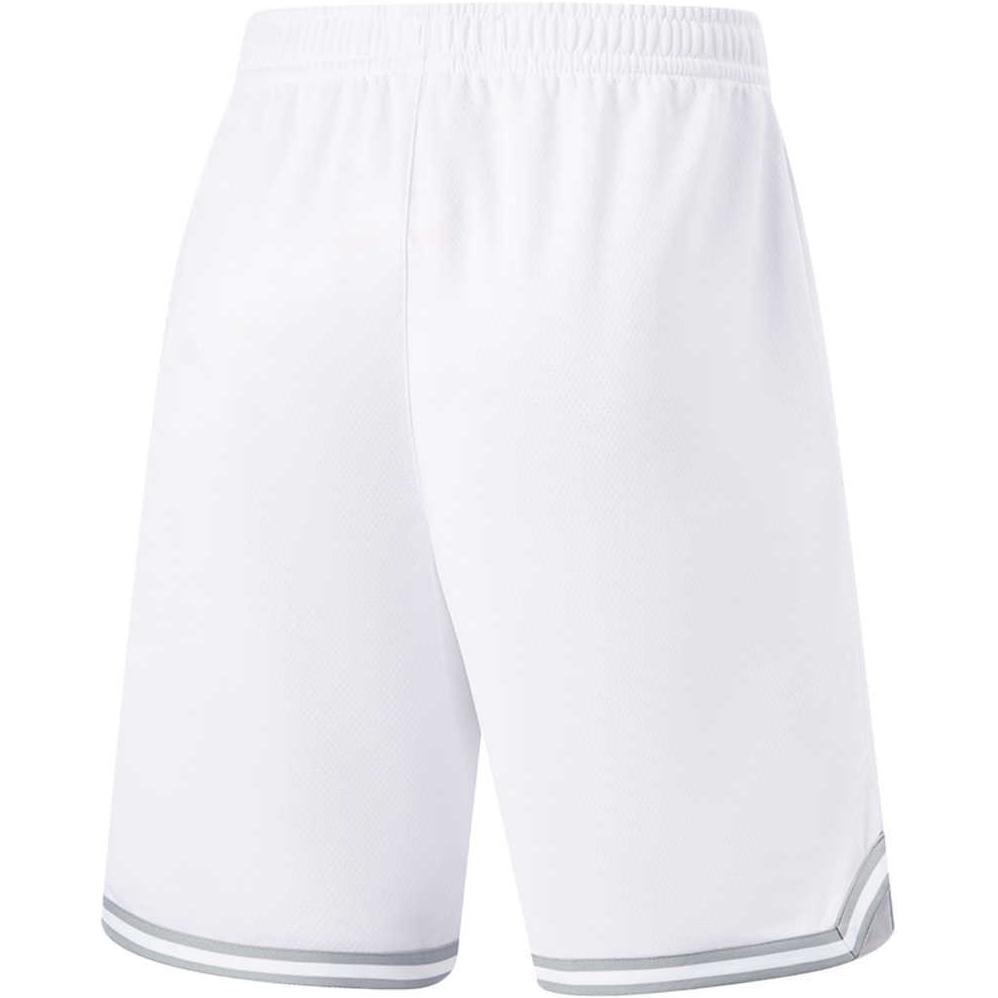 Li Ning Professional Basketball Series CBA Simple Comfortable Breathable Sports Shorts Men Shorts White AAPU193-2