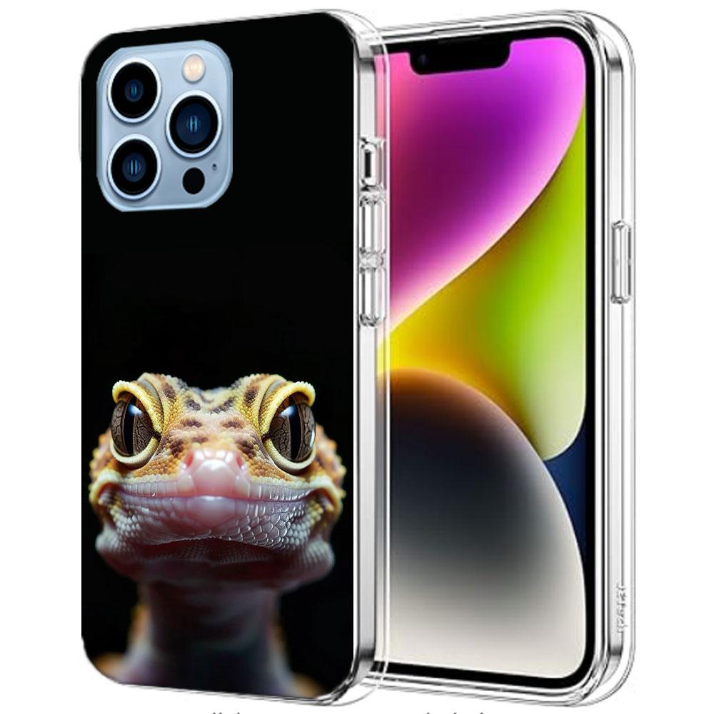 Lizards and Geckos Have Big Eyes Cases Phone Case For Iphone 17E 16E 17 Air 16 Pro Max 15 Pro 14 Plus 11 13 12 Mini Cover Cases