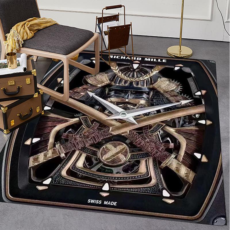 Swiss watch R-Richard Miller printed carpet high-end watch dial floor mat living room sofa room decorative art rugs