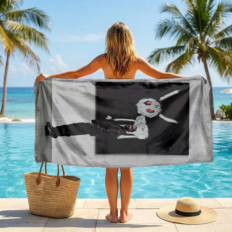 Drake Fashion Beach Towel: Ideal for Summer Adventures Soft, absorbent and quick drying suitable for swimming and bathing