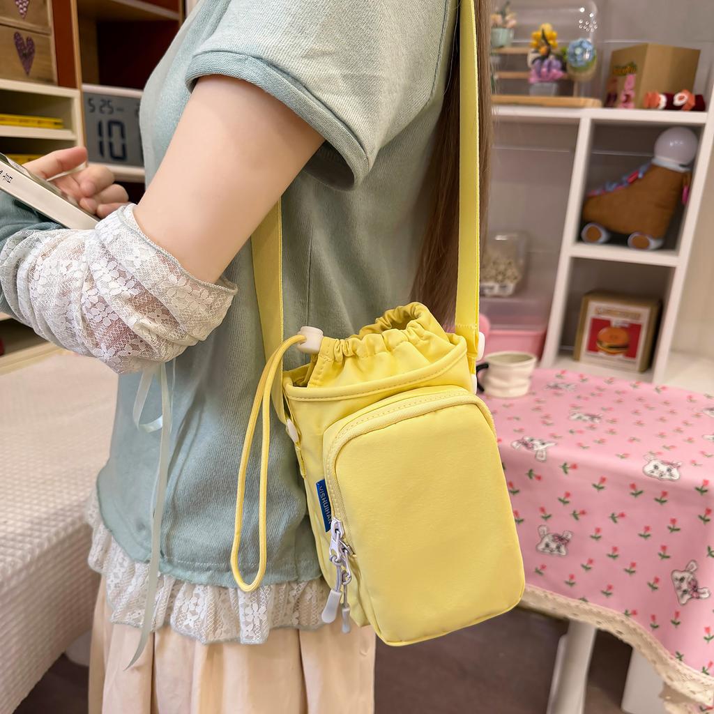 Schoolbag1011 new outdoor travel kettle bag mobile phone with new bag men's and women's leisure sports portable drawstring bag