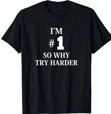 I AM NUMBER ONE FAT BOY SLIM NEW T-SHIRT Sizes S M L XL XXL Colours Black, Brown