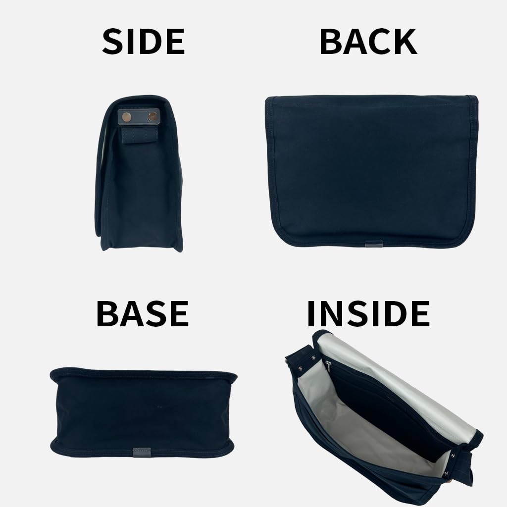 [Porter] Naked Shoulder Bag (L) 667-19471 NAKED Navy (50)
