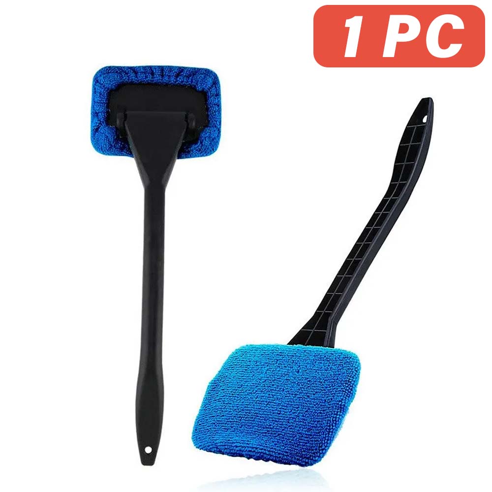 Car Cleaning Wash Tool with Oil Film Remover Microfiber Auto Window Cleaner Brush Kit Inside Glass Windshield Wiper Accessories