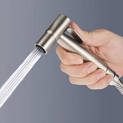 New 304 Stainless Steel High Pressure Spray Pressurized Silver Booster Faucet Hand Sprayer Shower Head