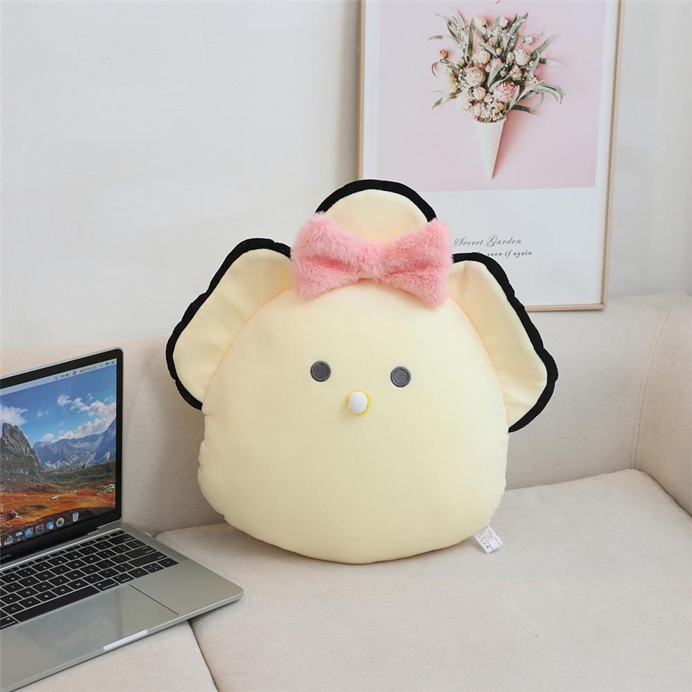 

Elastic Cotton Pillow Cute Cartoon Creative Plush Toy Girl Pillow Doll Soft Stuffed Dolls for All Ages 20 cm бежевый