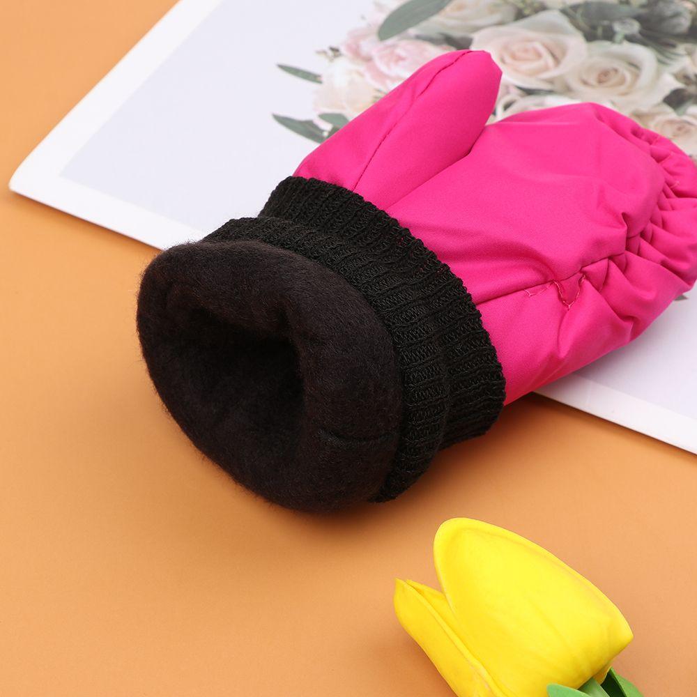 Must Thicken Warm Windproof Waterproof Children Ski Gloves Snow Snowboard Long-sleeved Mitten