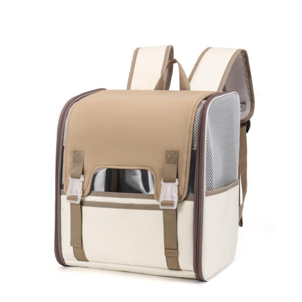 Large Capacity Pet Carrier Backpack Breathable Cat Shoulder Bag Portable Pet Bag Outing