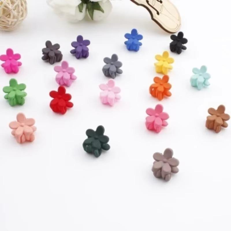 

Mini Fashion Toddler Hair Claw Cute Candy Color Hairpin Flower Chin Clip Children Hair Clip Accessories Korea Style