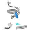 1pc 60/80/100cm Flexible Pipe Contectors 1/2" (90°) X 1/2"  Size Elbow Plumbing Bathrooms Kitchens Plumbing Tools Accessories