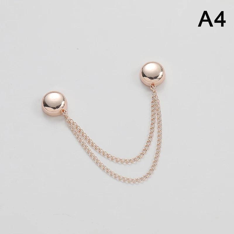 Clip per gambe dei pantaloni regolabili magnetiche per pantaloni, spilla retrattile per pantaloni con gamba fissa, bottone allentato per jeans, cardigan