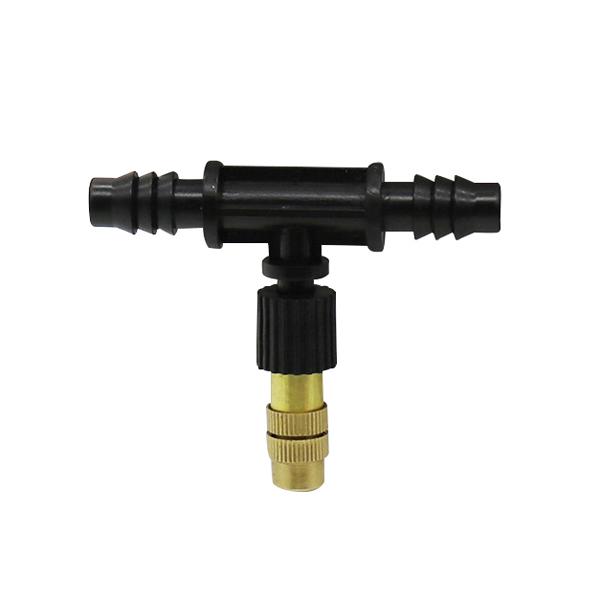 30 Pcs Gold Garden Irrigation Agricultural Atomizing Sprinklers Atomizing Sprayers Copper Misting Fog Cooling Nozzles 4/7mm Hose