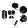 6Pcs for BMW X3 2026 Car Front Door Handle Storage Box Gate Groove Tray Organizer TPE Interior Accessories Black