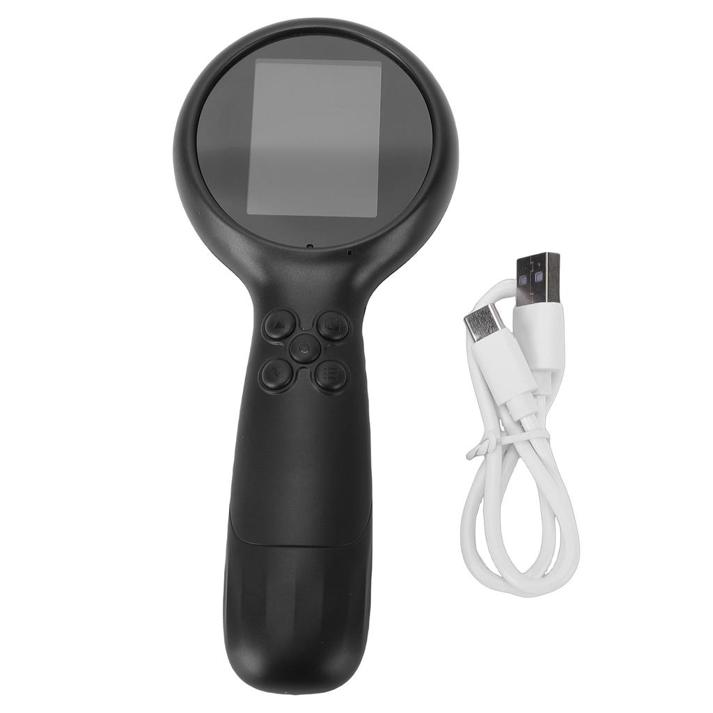 Microscope for Kids 2MP 8X Zoom Handheld Digital Microscope with 2 Inch Screen for Boys Girls Black