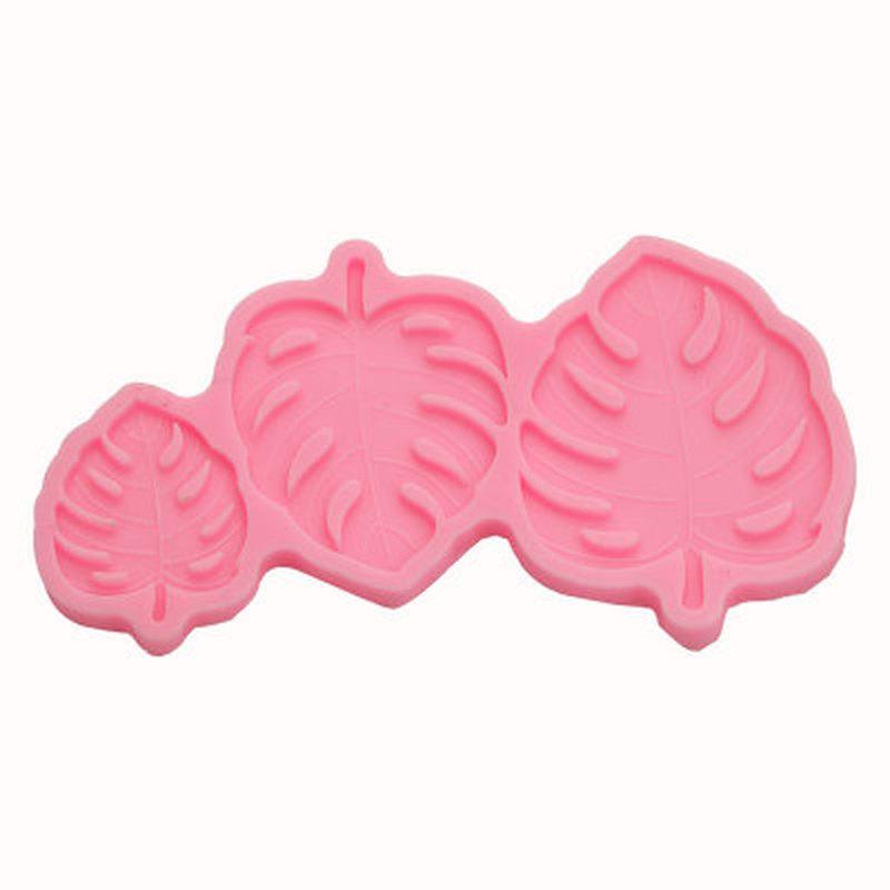 Monstera Deliciosa Leaf Shape Silicone Baking Mold Fondant Cake Decorating Tools