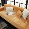 Quilted Leaves Thickened L Shape Sofa Cover Milk Velvet 4 Seater for Living Room Soft Couch Slipcover Loveseat Chair Cover Solid