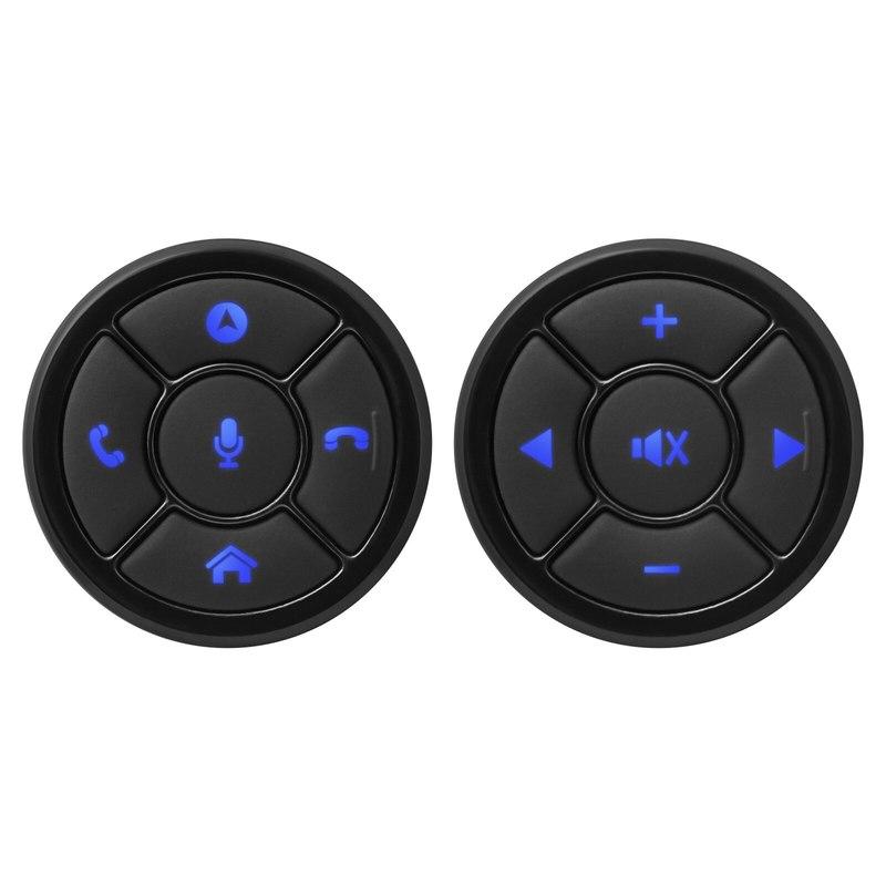 AD Wireless Car Steering Wheel Control Button 10 Key for Car Radio DVD GPS Multimedia Navigation Head Unit Remote Control Button