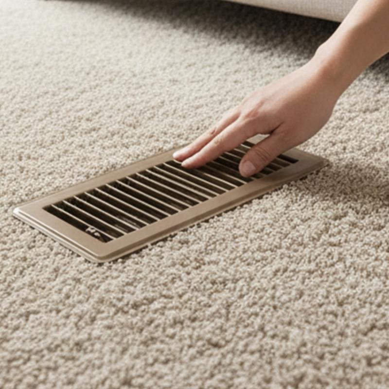 Robuste Metall-Lüftungsgitter 4x12 Zoll Verstellbare Lamellen Magnetische HVAC-Bodenabdeckungen passend für Haus- und Bürogebrauch