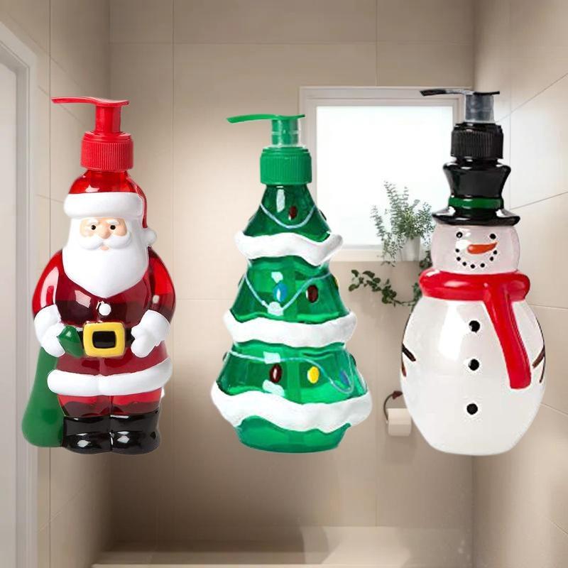 Gift Series - Household 350ml Hand Dispensing Bottle - Series Christmas Snowman Dispensing Bottle Christmas Gifts