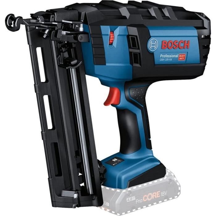 Cloueur Bosch Professional GNH 18V-64 sans batterie (de clou 1.6 mm, longueur de clou maxi 64 mm) - 0601481100