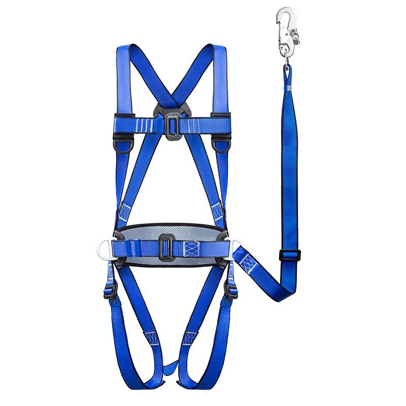 Industrial Fall Protection Safety Harness with Double Hooks