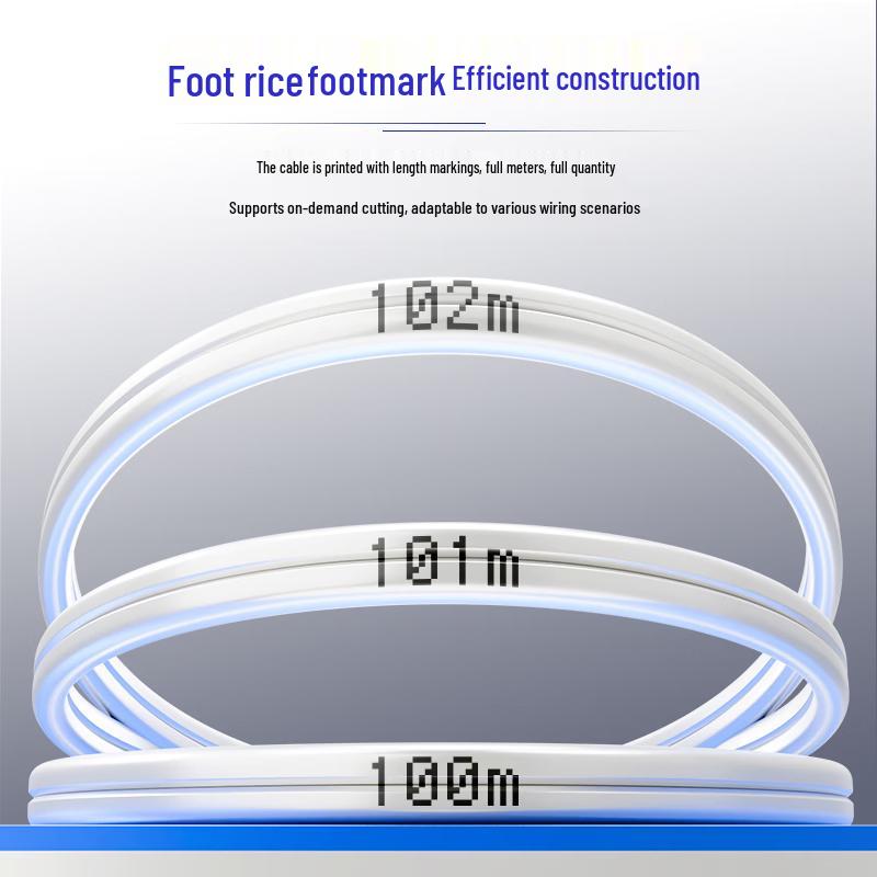 Dashengguang Butterfly-Type Indoor Fiber Optic Drop Cable - 4 Core