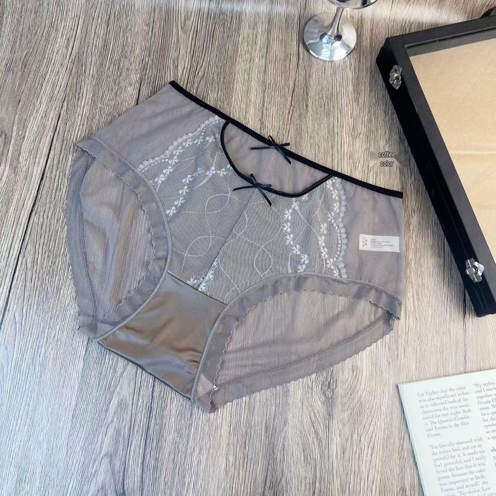 2026 Frühling/Sommer Hoch elastischer Spitzen-Tanga - Transparente Damenunterwäsche in Übergröße