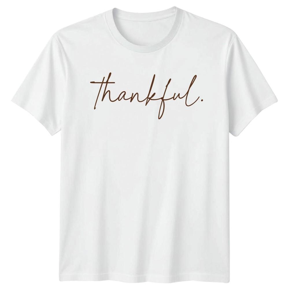Thankful Inspirational Gratitude Unisexs Unisexs Graphic Tee Shirt S