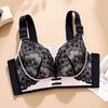Underwear Summer Thin Strapless Anti Glare Lace Bra Breathable Full Cup Bra No Steel Ring Bra